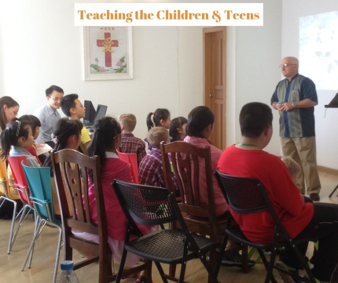 Me teaching children-teens